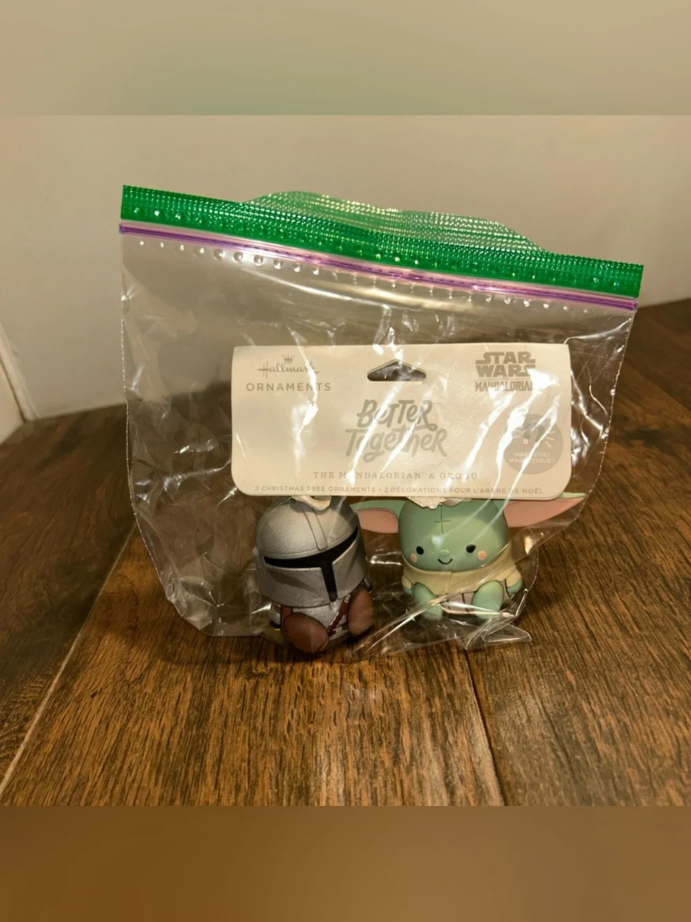 Hallmark Better Together Star Wars The Mandalorian & Grogu Set of 2 Ornaments NW